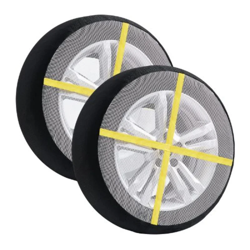 Thickened Snow Tire Socks for Cars & SUVs (2-Pack, Large)