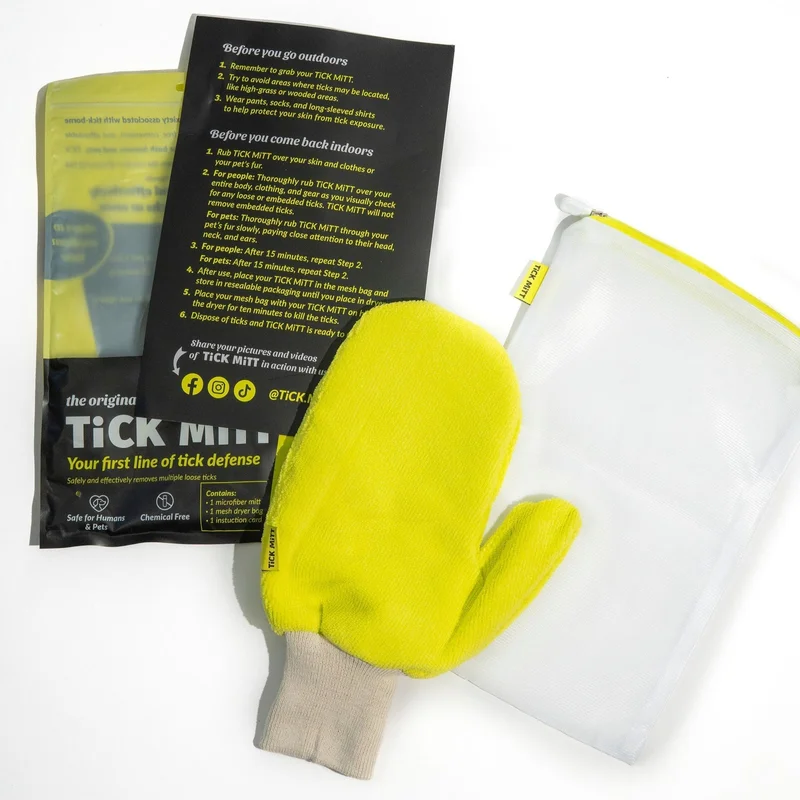 TiCK MiTT Tick Defense Glove Yellow