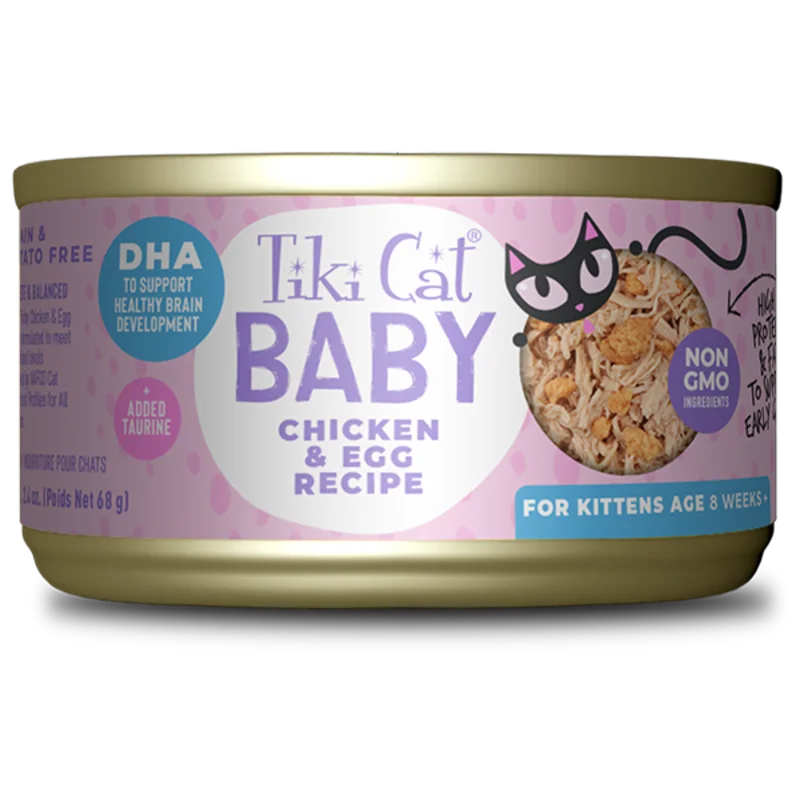 Tiki Cat Baby Whole Foods with Chicken & Egg Recipe