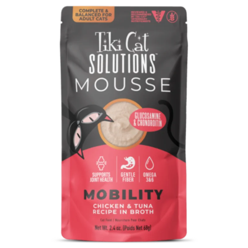 Tiki Cat Solutions Mobility Mousse Chicken & Tuna Recipe in Broth Cat Foo