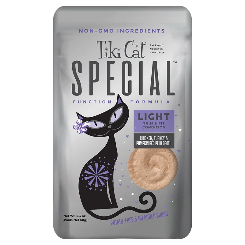 Tiki Cat Special LIGHT Chicken, Turkey & Pumpkin Recipe in Broth