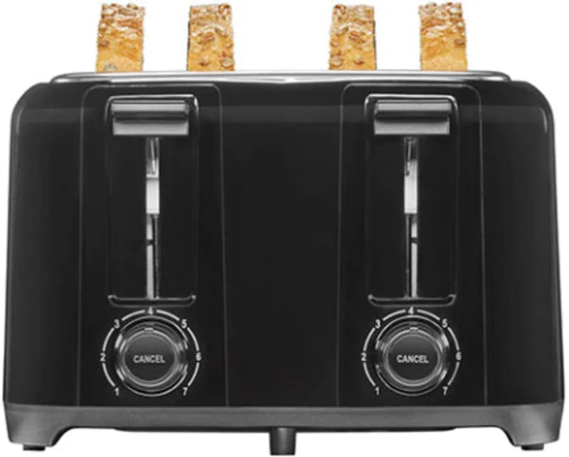 TOASTER 4-SLICE BK COOL TOUCH
