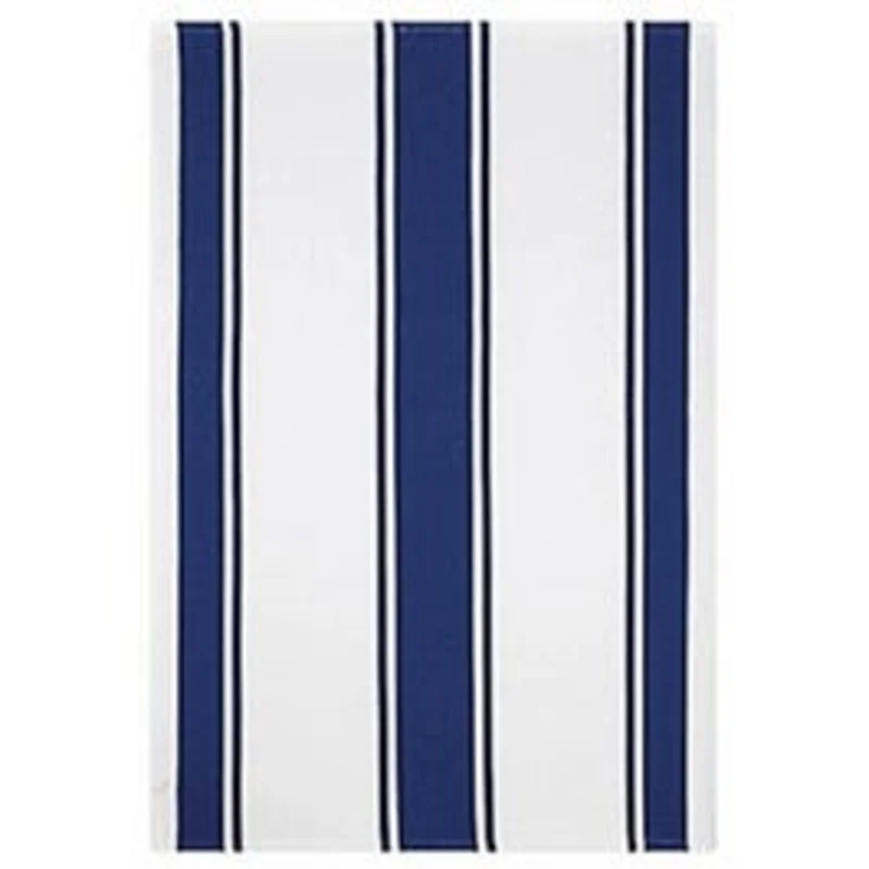 Towel, Ink Blue Stripe, 100% Cotton, 20 x 30-In.