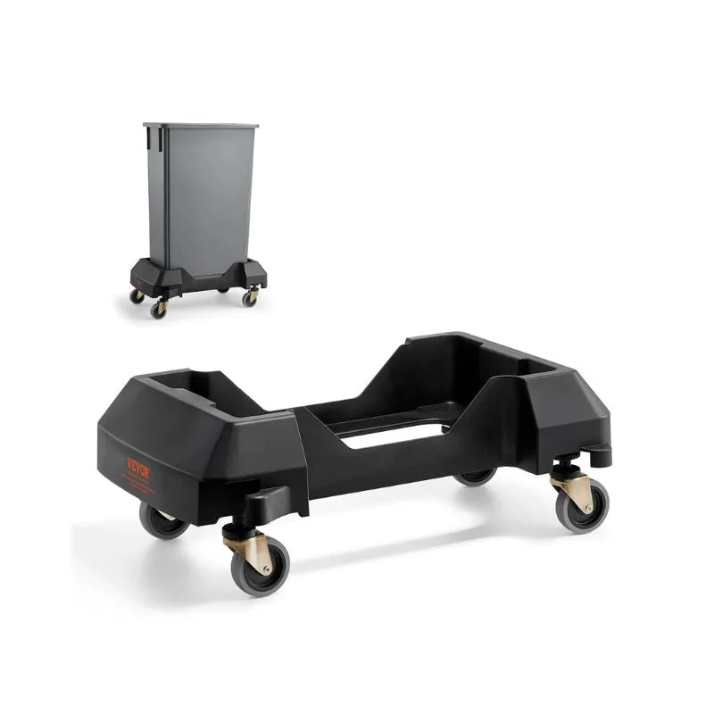 Trash Can Dolly for 16/23 Gallon Containers - 200lbs Capacity, Heavy Duty with Lockable Wheels