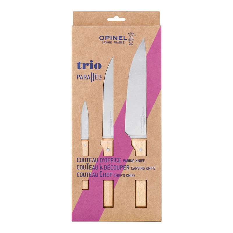 Trio Chef Knife Set Parallele