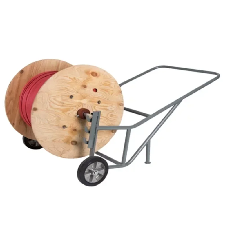 TROMCAR 1250 Movable Drum Unwinder with Standard Load Capacity for 700 LBS Efficient Cable Spooling