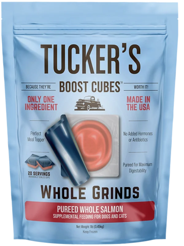 Tucker's Boost Cubes Pureed Whole Salmon Supplemental Feeding for Dogs & Cats
