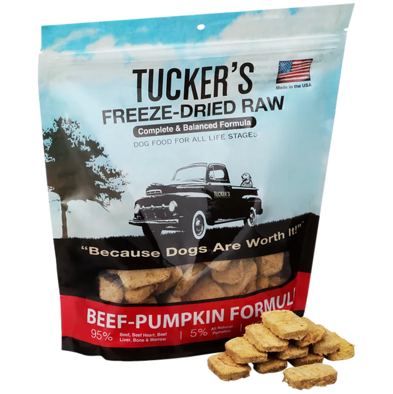 Tucker's Freeze-Dried Raw Beef-Pumpkin Dog Food