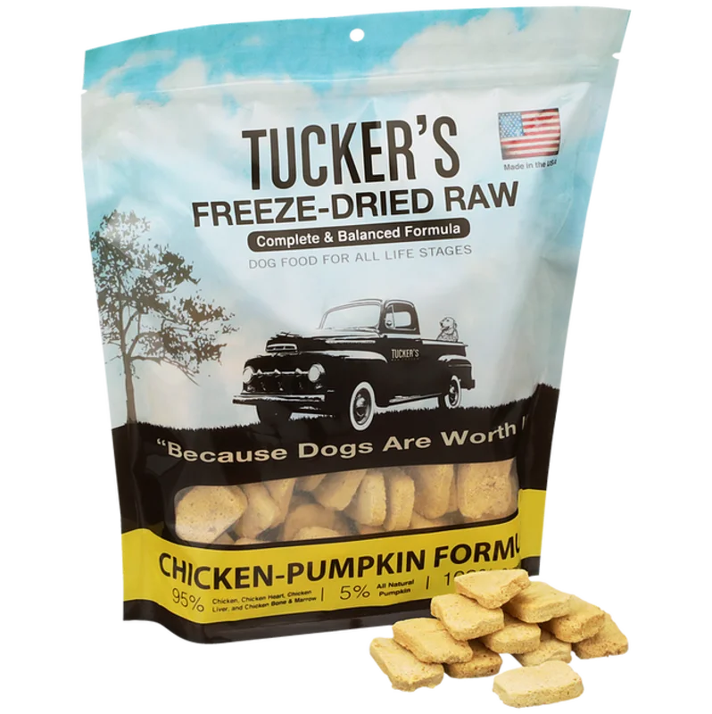 Tucker's Freeze-Dried Raw Chicken-Pumpkin Dog Food