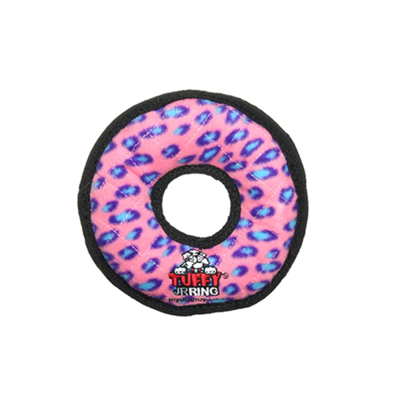 Tuffy Jr's Ring Dog Toy Red
