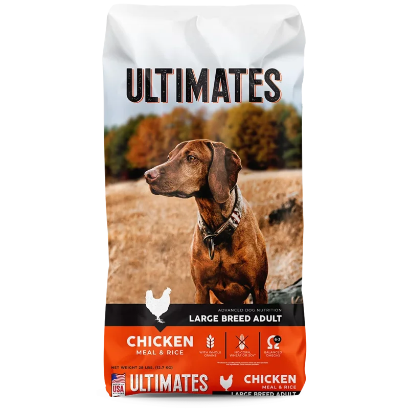 Ultimates Chicken Meal & Rice For Large Breed Adult Dogs