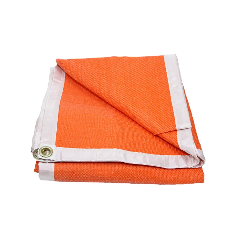 Uncoated Fiberglass 24 oz./sq.yd Welding Blanket Orange