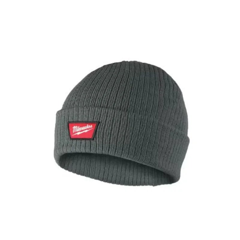 Unisex Ribbed Cuff Beanie Knit Hat Green M750E