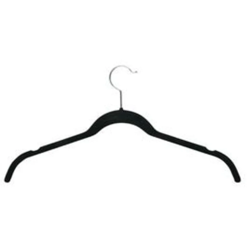 Velvet Touch Shirt Hangers, Black, 3-Pk.