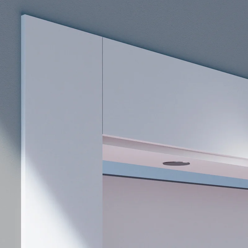 VERUM STOPPINO CLOSE - Magnetic Closing System For Doors Without Locks. Made in Italy. White