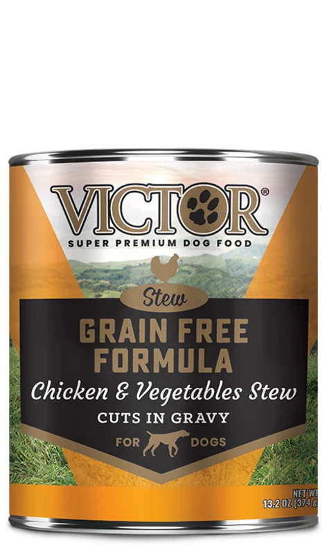 Victor Grain Free Formula Chicken and Vegetables Cuts in Gravy