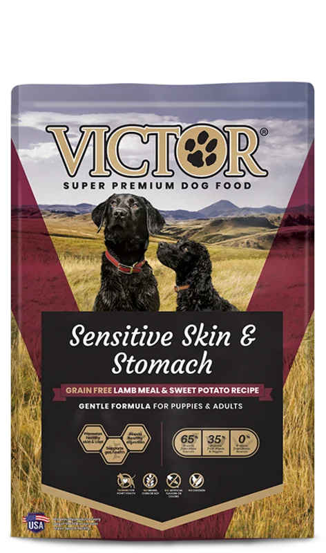 Victor Pet Sensitive Skin & Stomach Grain Free Lamb Meal & Sweet Potato Recipe Dry Dog Food