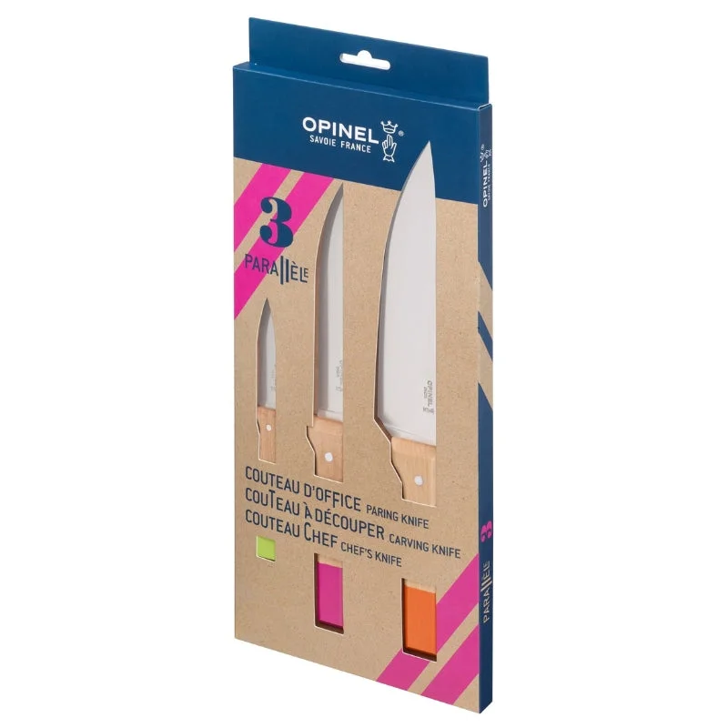 Warehouse Find | Trio Chef Knife Set Parallele Pop