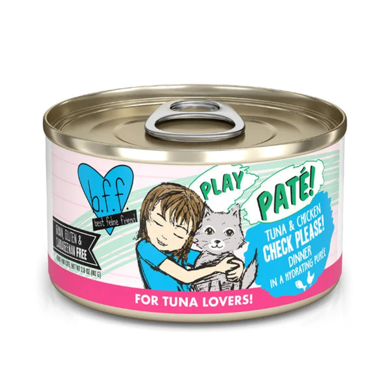 Weruva BFF PLAY Check Please! Tuna & Chicken Dinner in a Hydrating Pure Cat Food