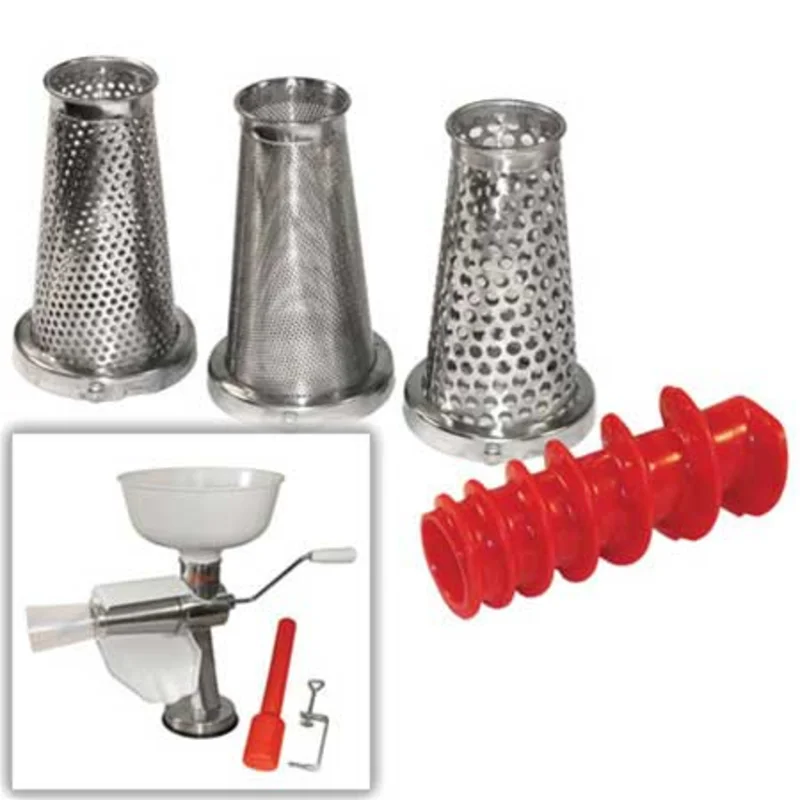 Weston 4 Piece Manual Food Strainer & Sauce Maker Accessory Kit
