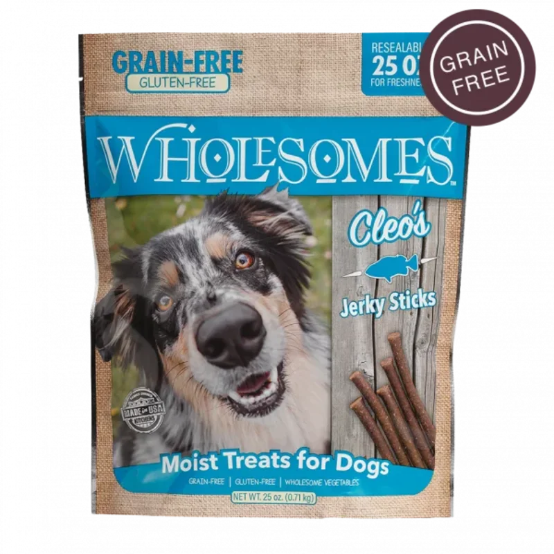 Wholesomes Cleos Fish Jerky Sticks For Dogs