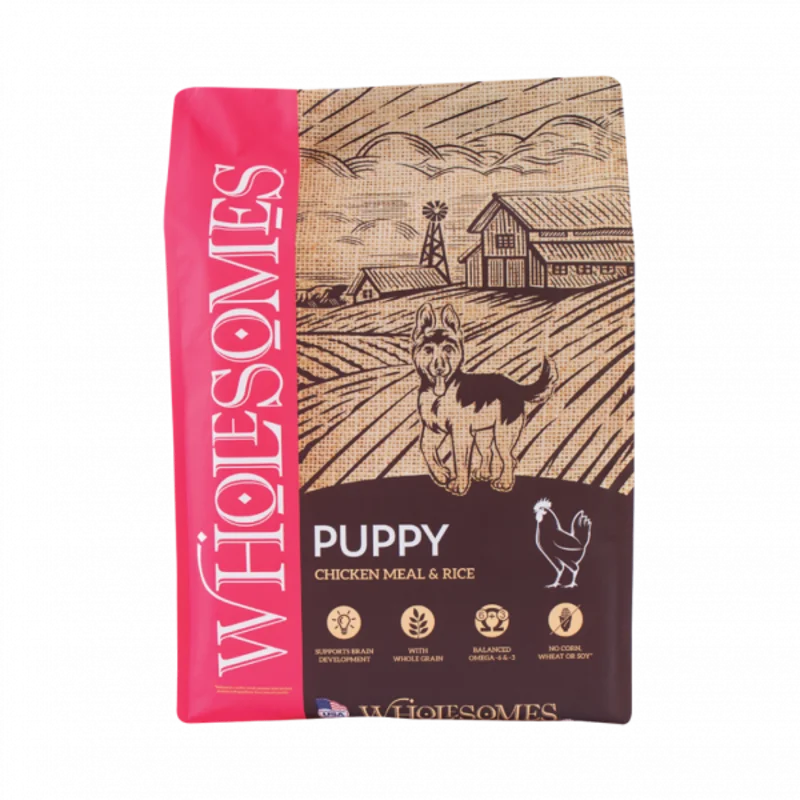 Wholesomes Puppy Chicken Meal & Rice Recipe Dry Dog Food