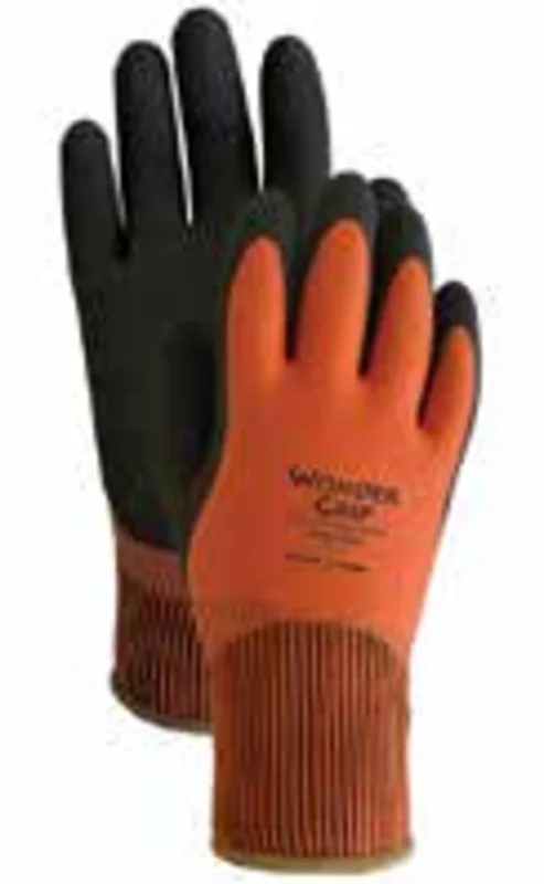 Wonder Grip Double-Dipped Natural Rubber Glove - Insulated Blue