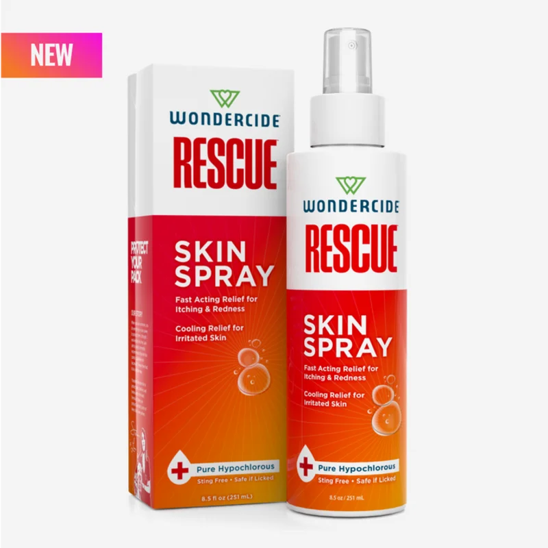 Wondercide RESCUE Skin Spray for Dogs & Cats