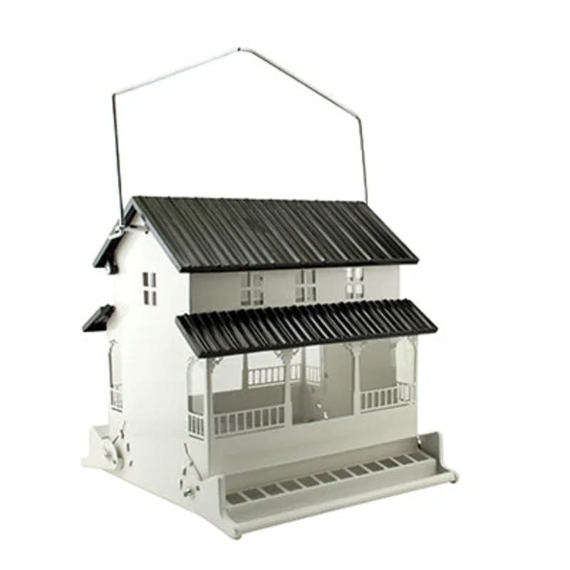 Woodlink Rustic Farmhouse Absolute White Farmhouse Squirrel-Resistant Feeder