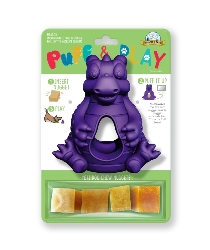 Yeti Dragon Puff and Play Purple