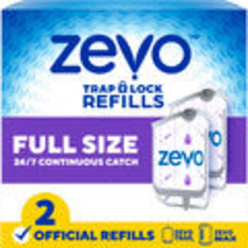 Zevo Flying Insect Trap Refill Cartridges, Fly Trap, Fruit Fly Trap