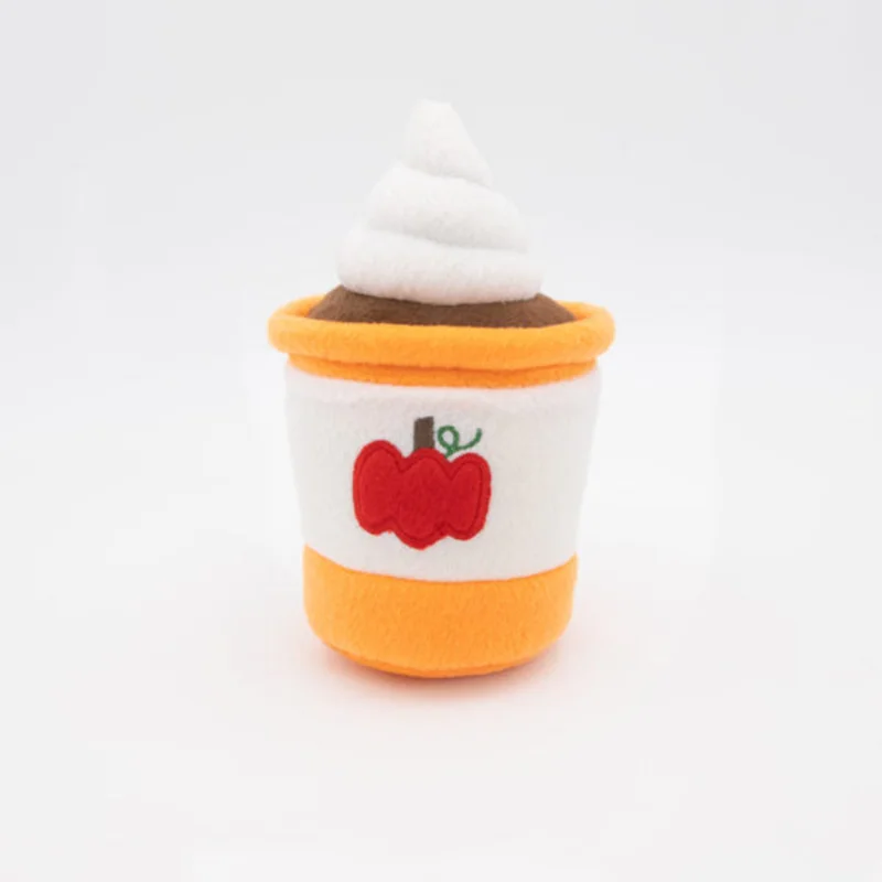 ZippyPaws NomNomz - Pumpkin Spice Latte Dog Toy